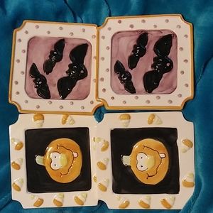 Vintage Halloween Trivet Set 🎃 - 4Pack